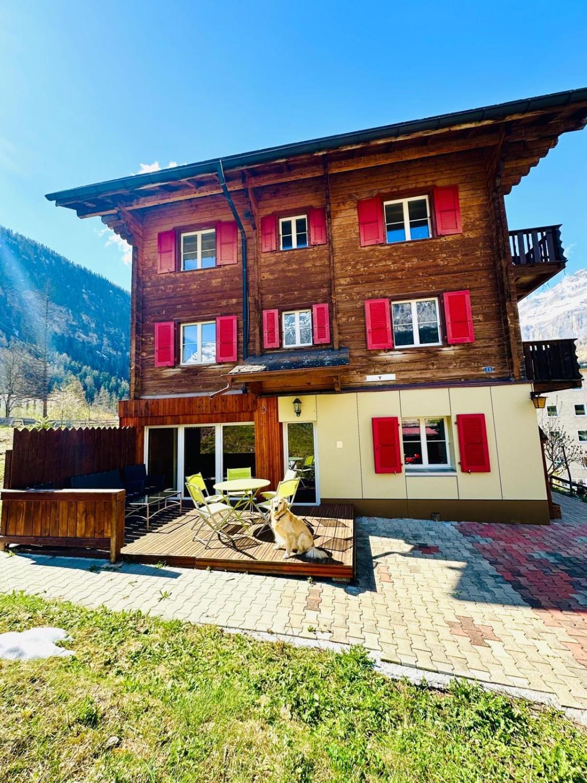 Apartments Chalet Tatyana Loèche-les-Bains Extérieur photo